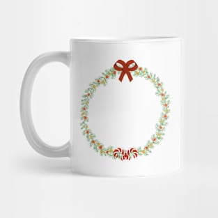 Christmas wreath Mug